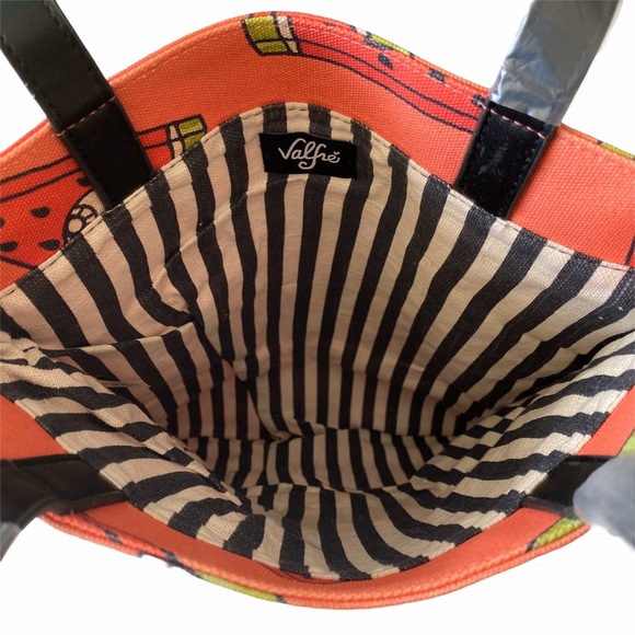 new Valfre ☻︎ Trippy Watermelon Tote Bag Handbag ☻︎ Hand Drawn Artwork ☻︎ Pink - Picture 7 of 14